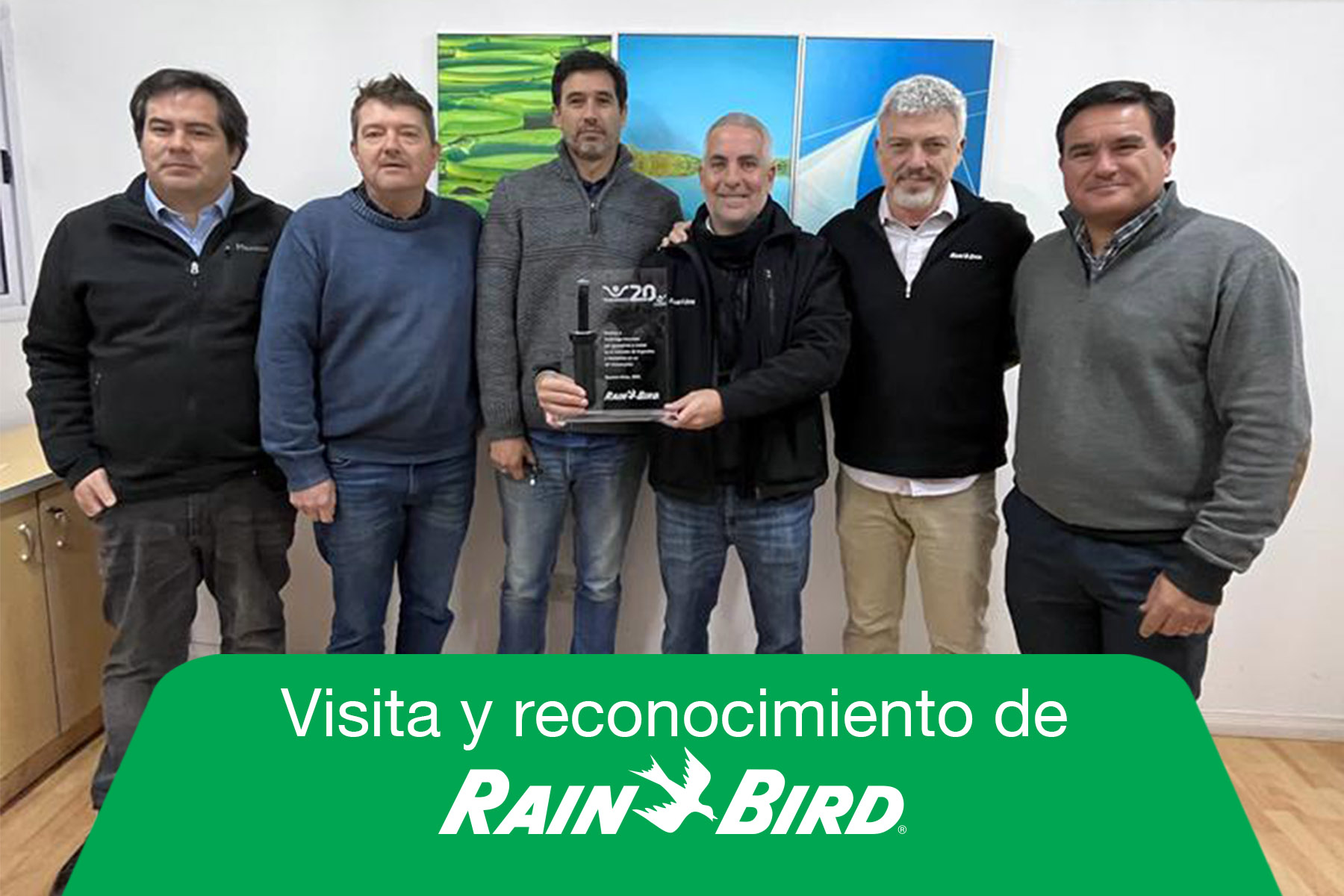 Reconocimiento de Rain Bird Latinoamérica a Todoriego Insumos